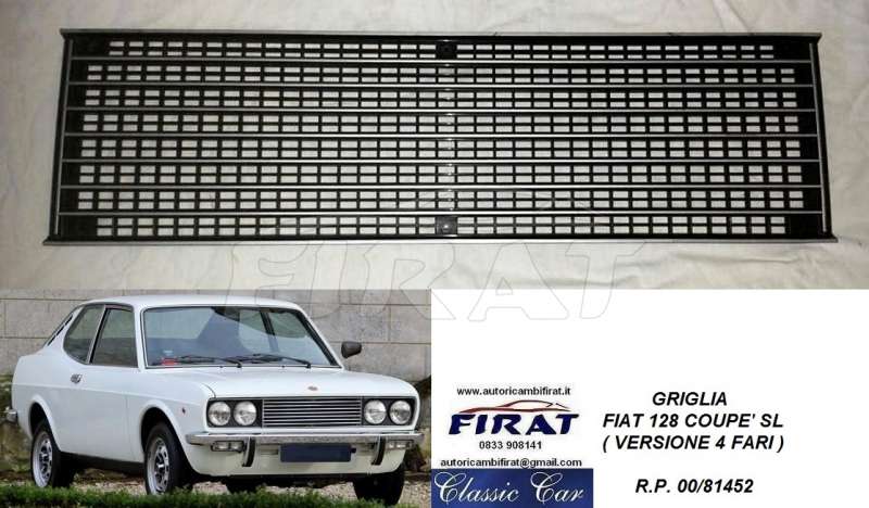 GRIGLIA FIAT 128 COUPE' SL (4 FARI)